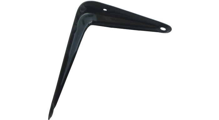 Hyllynkannatin FXA 75x100mm musta - Hyllynkannattimet - 6405422879298 - 1