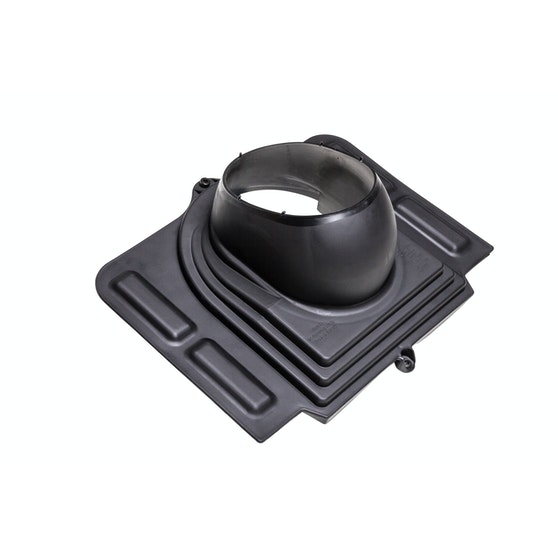 Kattoläpivientilevy VILPE Pelti musta - Huippuimurit ja tarvikkeet - 6417323735528 - 1