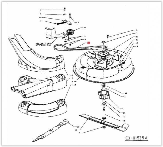 Kiilahihna MTD 754-0495 - MTD kiilahihnat - 4049582389598 - 1