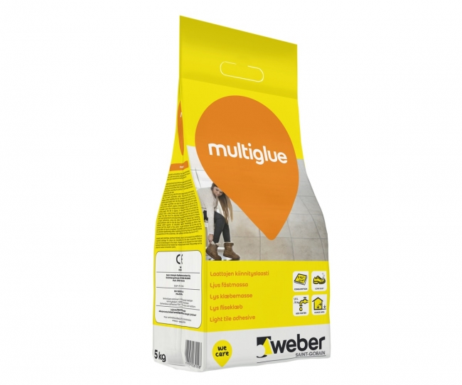 Kiinnityslaasti Weber Multiglue 5kg - Kiinnityslaastit - 6415910031558 - 1