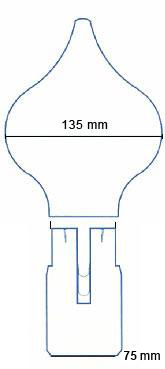 Lipputangon nuppi 75mm - Lipputangot ja tarvikkeet - 6430017090758 - 1