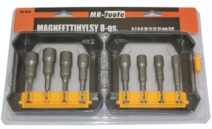 Magneettihylsysarja 65mm 6-13mm 8-os - Hylsyt ja kuusiokoloavaimet - 6430032155128 - 1