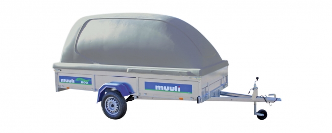 Muuli Kuomu 1600L harmaa - Peräkärryjen kuomut ja pressut - 6430049321738 - 1