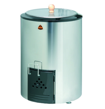 Muuripata Kota 80l pyöreä rst - Puukiukaat - 6418530120398 - 1