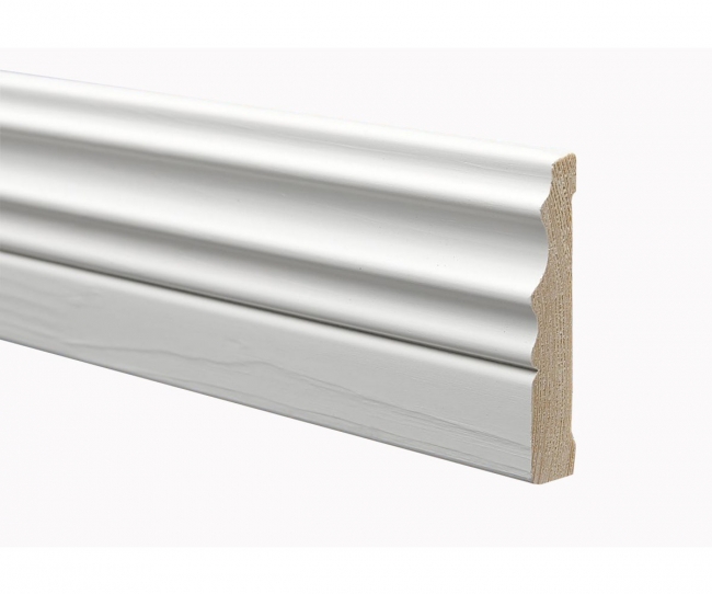 Peitelista 14x70x3200mm koriste valkoinen - Peitelistat - 6417153007208 - 1