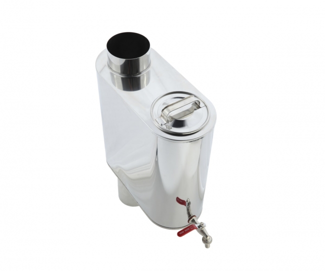 Piippusäiliö Jeremias 22l rst hanalla - Padat ja vesisäiliöt - 5900856833898 - 1