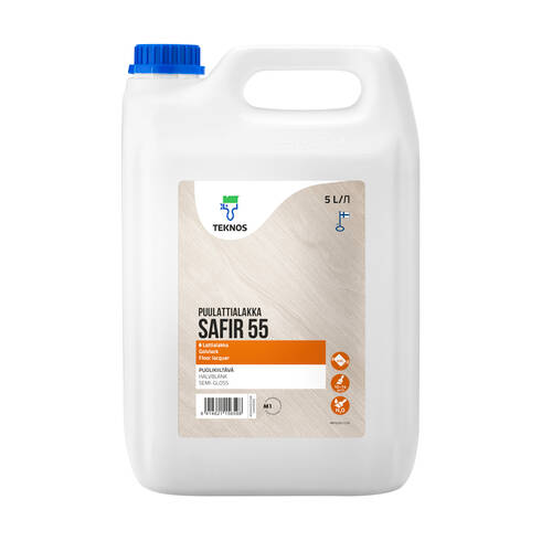 Safir 55 Puulattialakka 5l - Kaluste-, lattia- ja ovilakat - 6414621156598 - 1