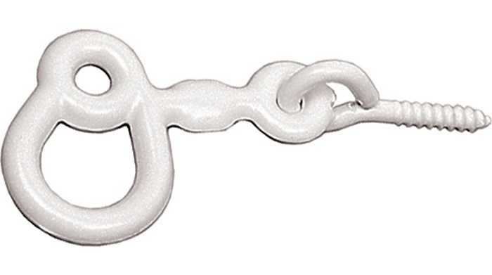 Sormihaka PROF ikkunaan valkoinen 2kpl - Ikkunahelat ja painikkeet - 6414671025158 - 1