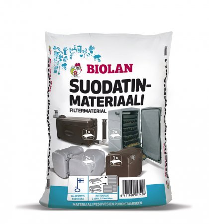 Suodatinmateriaali Biolan - Tarvikkeet ja kemikaalit - 6411960057418 - 2