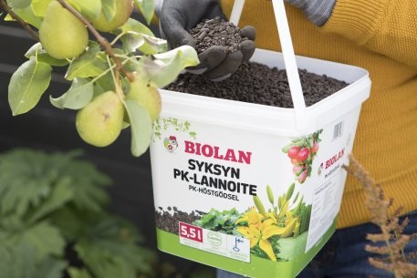 Biolan Syyslannoite 5,5 L - Puutarhalannoitteet - 6411961054638 - 1