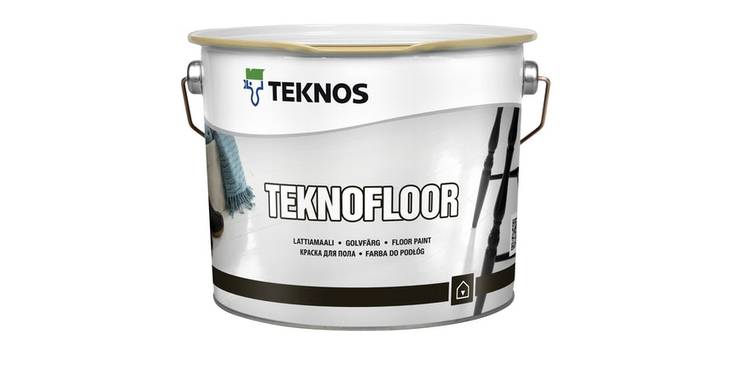 Teknofloor Lattiamaali 2,7 L harmaa - Lattiamaalit ja lattiapinnoitteet - 6414620285558 - 1