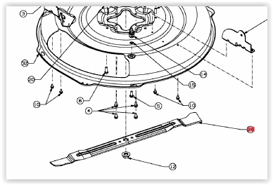 Terä MTD 30" 742-04385 - MTD terät - 4047427231408 - 1