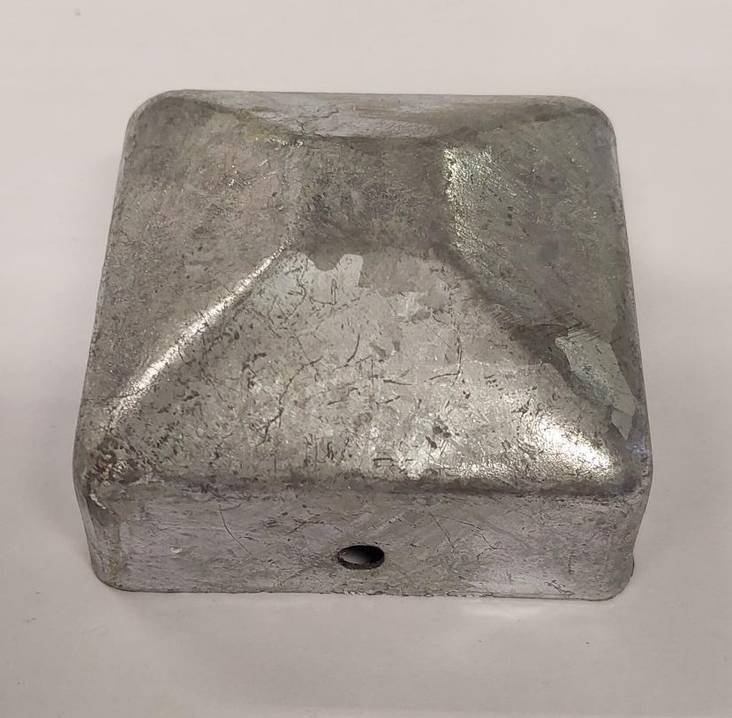 Tolppahattu Pyramidi 51x51 mm - Aitaverkot ja aitatarvikkeet - 6405422681228 - 1