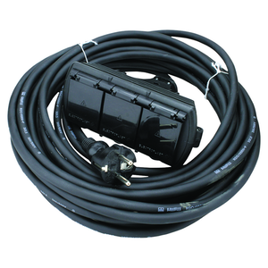 Ulkojatkojohto OPAL 3-osainen 3x1,5 - Ulkojatkojohdot - 6413821240878 - 1