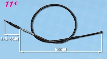 YCF Kytkinvaijeri YC110-0108 - Jarruosat, kahvat, vivut ja vaijerit - YC110-0108 - 1