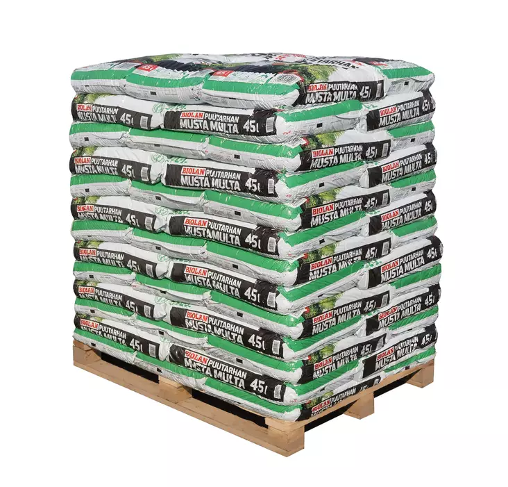 Biolan Puutarhan Musta Multa 65 x 45L - Puutarhamullat ja turve - 65x6411960055018 - 2
