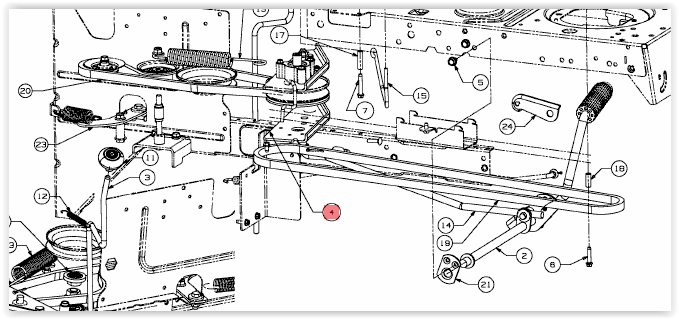 MTD Kiilahihna 754-04268 - MTD kiilahihnat - 4049582873363 - 1