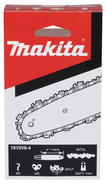 Makita Teräketju .325 1,1mm 26 - Teräketjut ja terälaipat - 088381597579 - 2