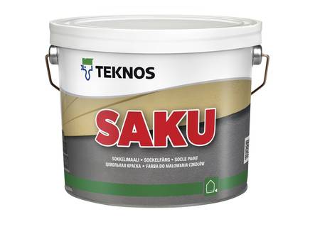 Saku Sokkelimaali 9l PM1 valkoinen - Kivipintamaalit ja pohjusteet - 6414620008799 - 1