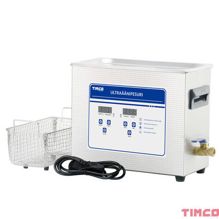 Timco 6,5L INOX ultraäänipesuri - Erikoispesurit - 6438014211589 - 2