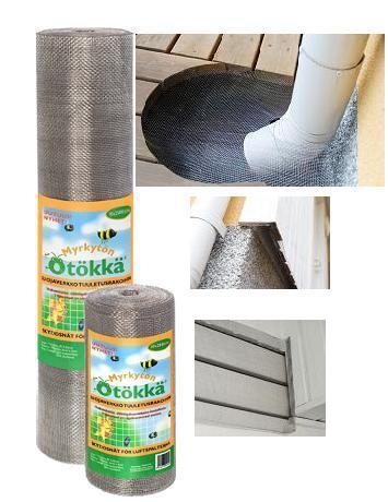 Tuuletusrakojen suojaverkko 30cm x 25m - Hyönteisverkot ja Vaihtoverkot - 6416273002049 - 1