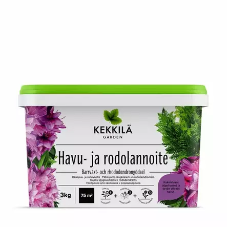 Kekkilä Havu- ja Rodolannoite 3 kg - Puutarhalannoitteet - 6433000621229 - 2