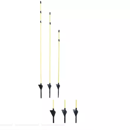 Olli Keltainen lasikuitupylväs 110 cm - Aitaustarvikkeet - 6417160101869 - 1