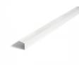 Kulmalista 20x20x1mm 2m alu valkoinen - Metallilistat - 6417083293009 - 1