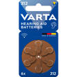 Kuulokojeparisto Varta 312 6kpl / pkt - Paristot - 4043752393569 - 1