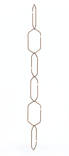 Metallisäleikkö Hexa 108 cm roikkuva - Kasvien kiinnitys ja tuenta - 7312600052239 - 1