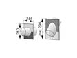 Savuputken läpivientikaulus 115mm RST - Savupiiput ja hormit - 6417659004879 - 2