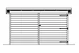 Jätekatos Nordborg 390x250cm - Ulkovarastot ja vajat - 4018211761869 - 14