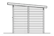 Jätekatos Nordborg 390x250cm - Ulkovarastot ja vajat - 4018211761869 - 10