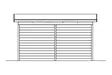 Jätekatos Nordborg 390x250cm - Ulkovarastot ja vajat - 4018211761869 - 13