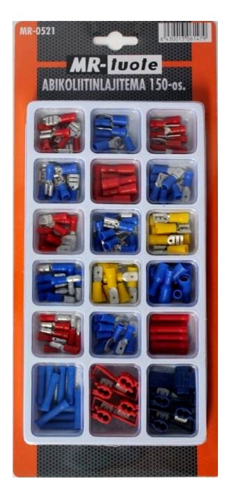 Abikoliitinlajitelma MR-Tuote 150-osaa - Autosähkötarvikkeet - 6430013061479 - 1