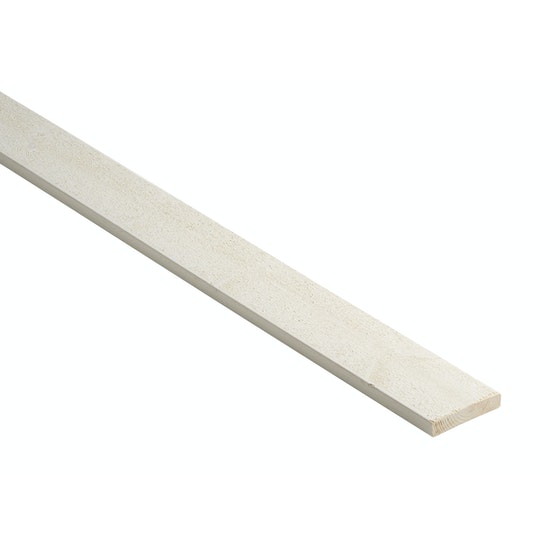 Aitalauta 20x95 pohjamaalattu valkoinen - Aitalaudat, tolpat ja rimat - 6438313557609 - 1