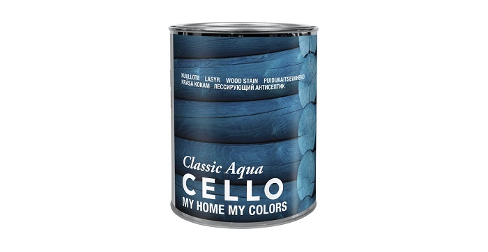 Cello Classic Aqua Kuullote 0,9l PM3 - Kuullotteet - 6414621062189 - 1