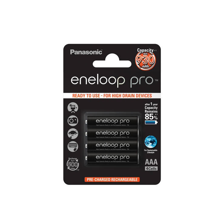 Eneloop pro AAA 1.2V 900mAh 4kpl - Paristot - 5410853052609 - 1