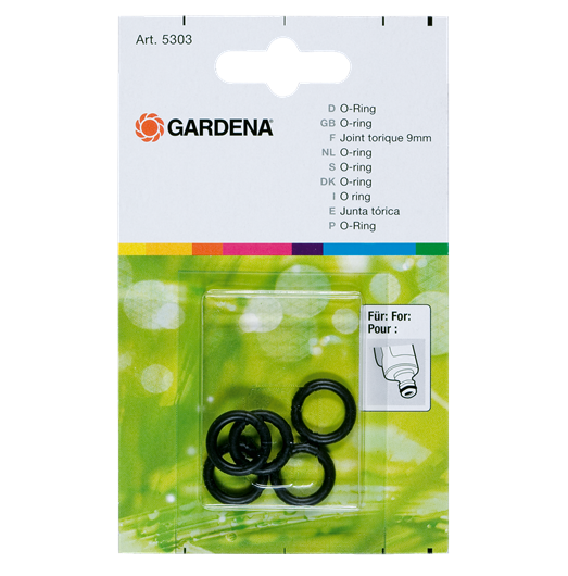 Gardena O-rengas 5 kpl - Letkuliittimet - 4078500530309 - 1