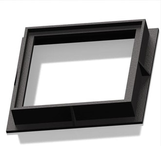 Kehys kiinteä 500X500-SQ/101-KE D400 - Kaivon kehykset - 6438056297299 - 1