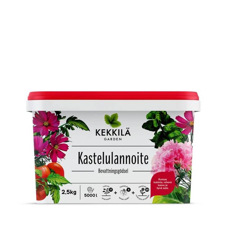 Kekkilä Kastelulannoite 2,5kg - Puutarhalannoitteet - 6433000600859 - 2