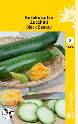 Kesäkurpitsa BLACK BEAUTY 120800 - Puutarhasiemenet - 6415151208009 - 1