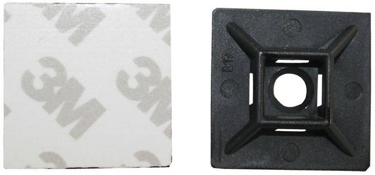 Nippusidekiinnike 19x19 mm 3M, 25 kpl - Nippusiteet - 6430032159829 - 1