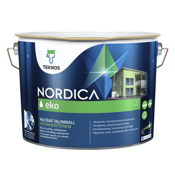 NordiCa Eko Talomaali 9 l - Seinämaalit ulkoseinille - 6414620273029 - 1