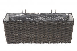 Parvekelaatikko Onyx harmaa - Ulkoruukut - 6410412643629 - 1