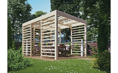 Pergola Lillesand XL 12,0 m² - Aitat ja vierasmajat - 4018211760589 - 1