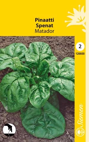 Pinaatti MATADOR 126600 - Puutarhasiemenet - 6415151266009 - 1
