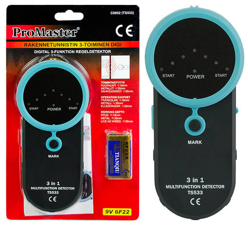 Rakennetunnistin 3-toiminen digi - Rakenneilmaisimet - 6420286890029 - 1