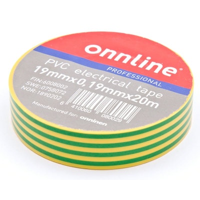 Sähköteippi ONNLINE 19mm x20m Kevi - Sähköteipit - 6410060080029 - 1