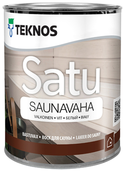 Satu Saunavaha 0,9l valkoinen - Saunasuojat ja pesuaineet - 6414621097709 - 1